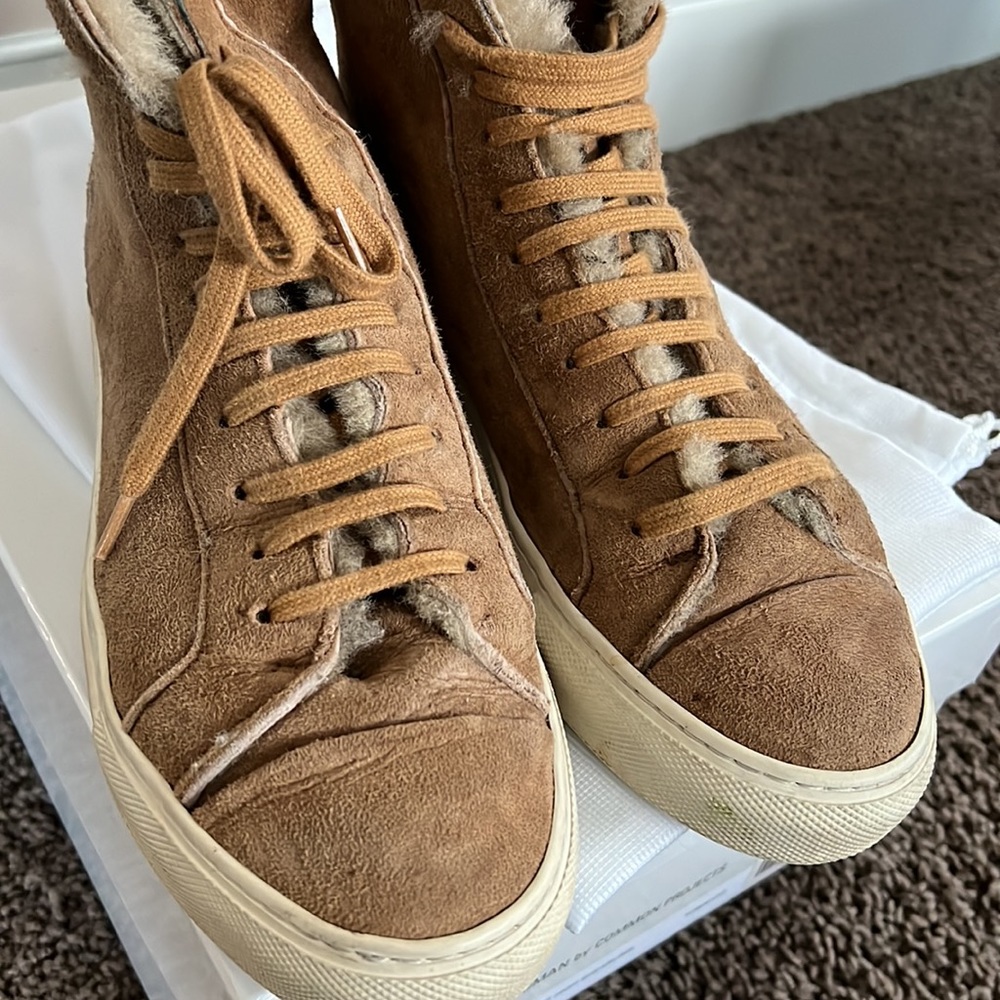 Common Projects Tournament Shearling High Tops - image 6